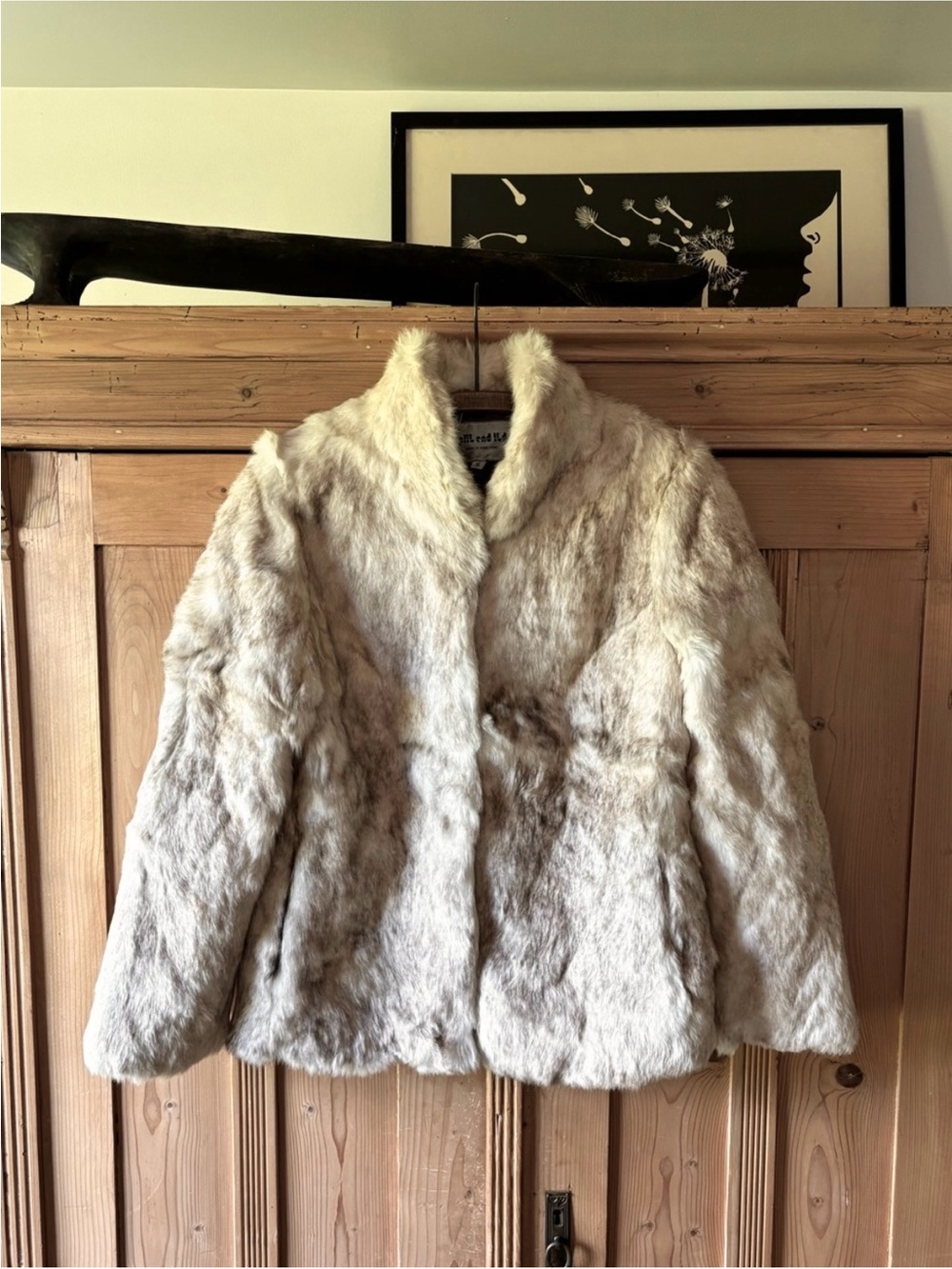 Vintage Rabbit Fur Coat